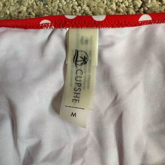 💥 Buy 2 get 1 Free 💥 Cupshe  Polka Dot Bikini Bottoms New Without  Tags - Picture 3 of 4